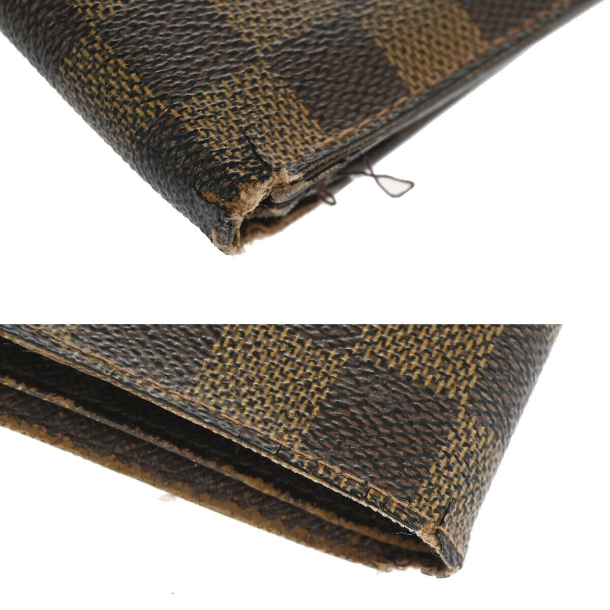 LOUIS VUITTON 4 Set Long Compact Wallet Monogram Epi Damier Leather 38GA632