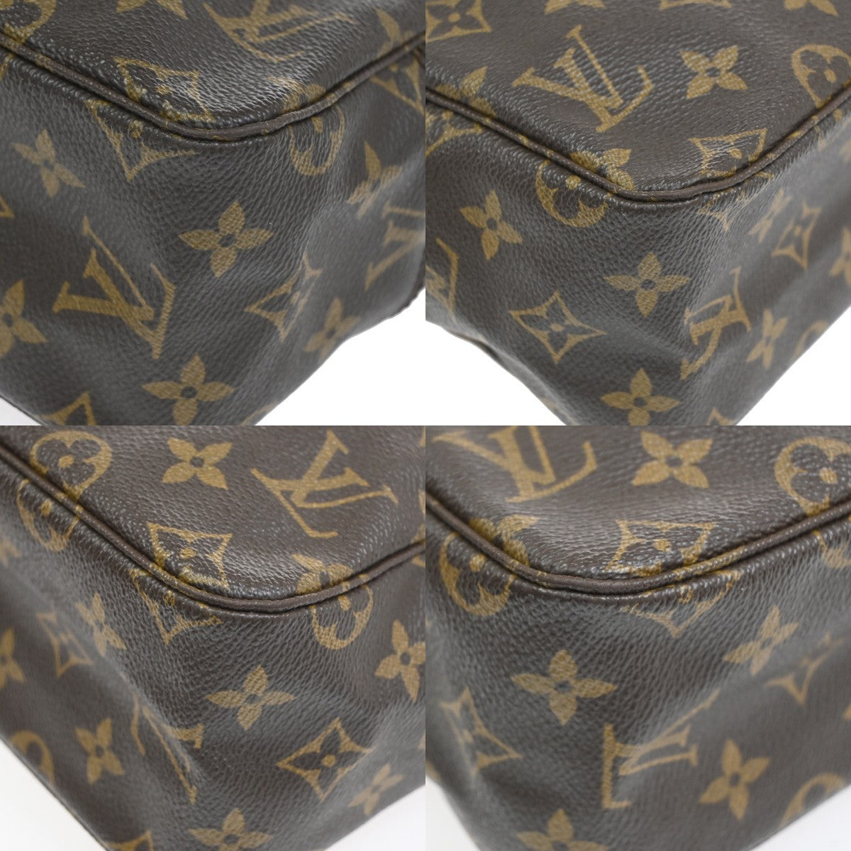 LOUIS VUITTON Trousse Toilette 28 Clutch Hand Bag Monogram Brown M47522 65CA921