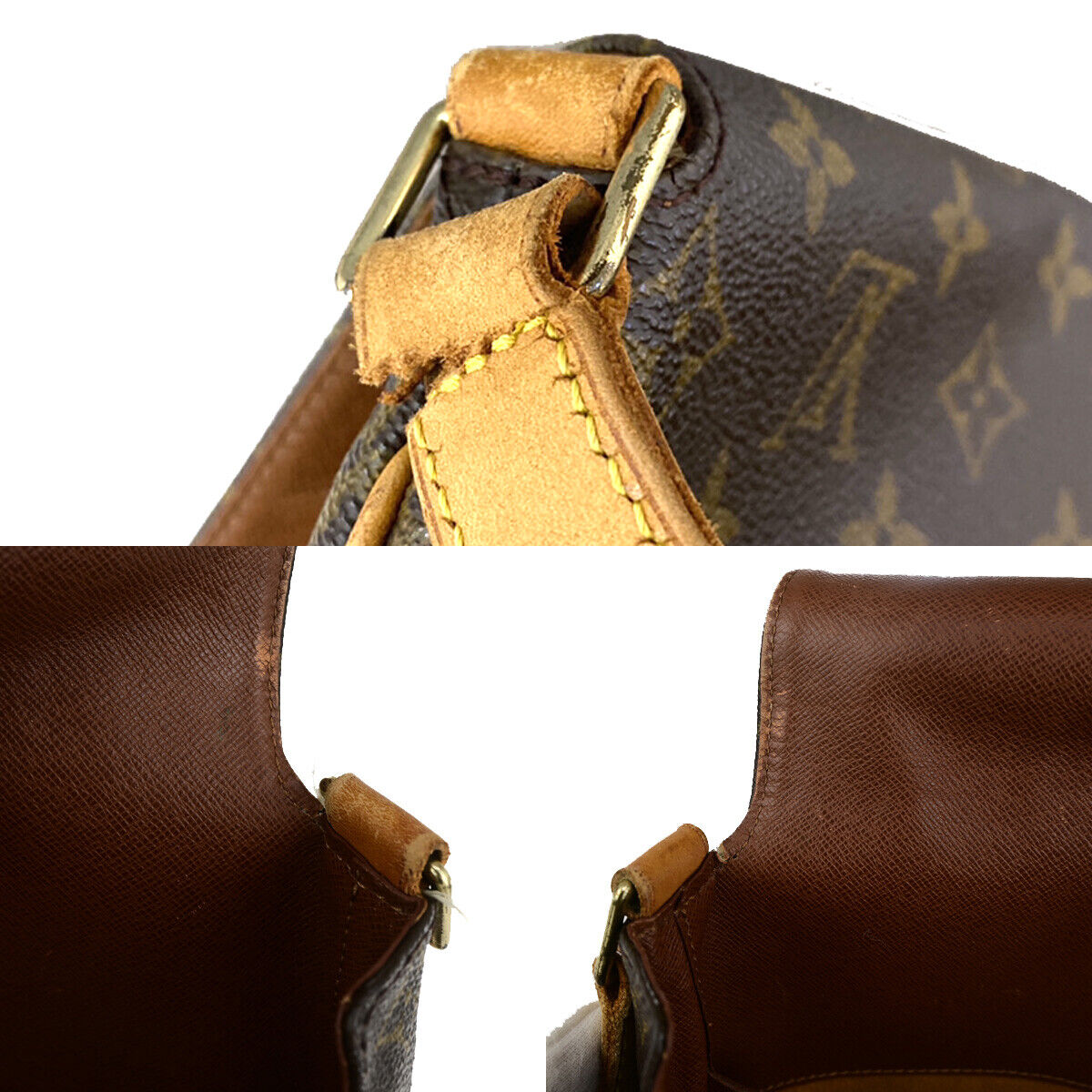 LOUIS VUITTON Musette Shoulder Bag Monogram Leather Brown France M51256 35YG516