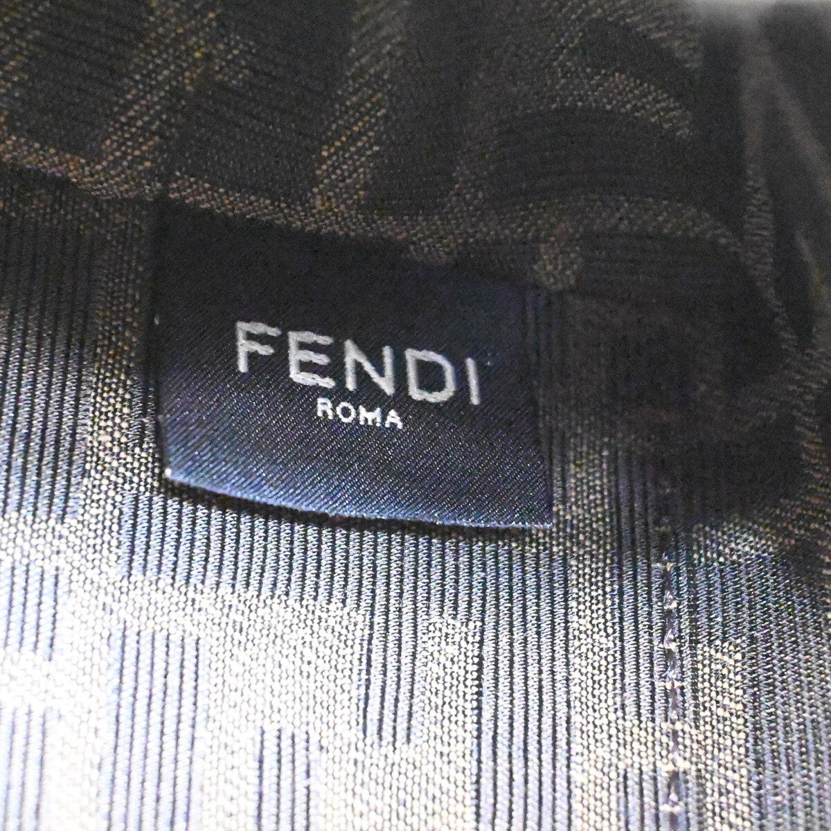 FENDI First Medium 2Way Shoulder Clutch Bag Leather Beige Gold Italy 370RJ786