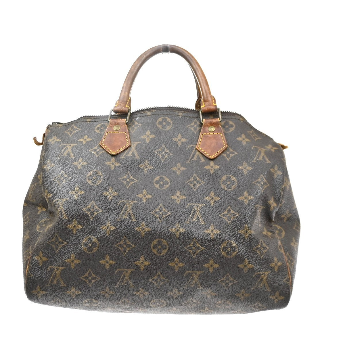 LOUIS VUITTON Speedy 30 Travel Hand Bag Monogram Leather Brown M41526  30SA086