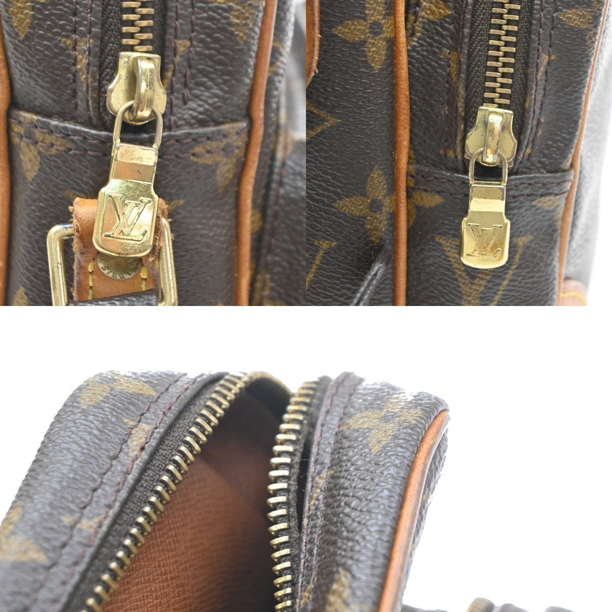 LOUIS VUITTON Amazon Crossbody Shoulder Bag Monogram Leather BN M45236 32PA136