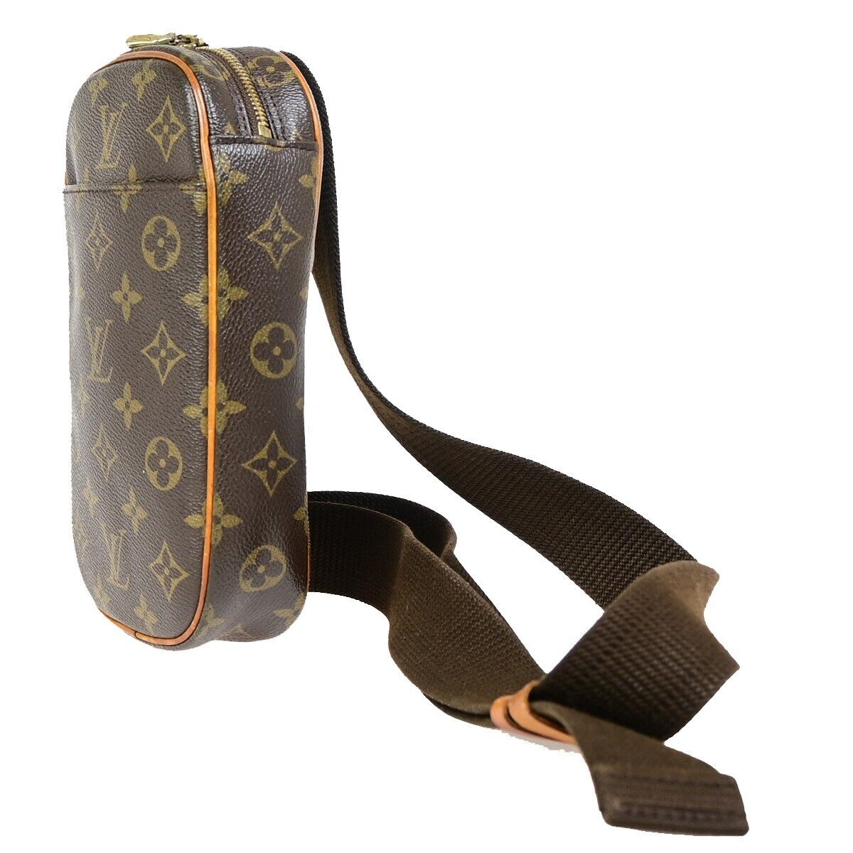 LOUIS VUITTON Pochette Gange Shoulder Bag Monogram Brown Spain M51870 16EB028