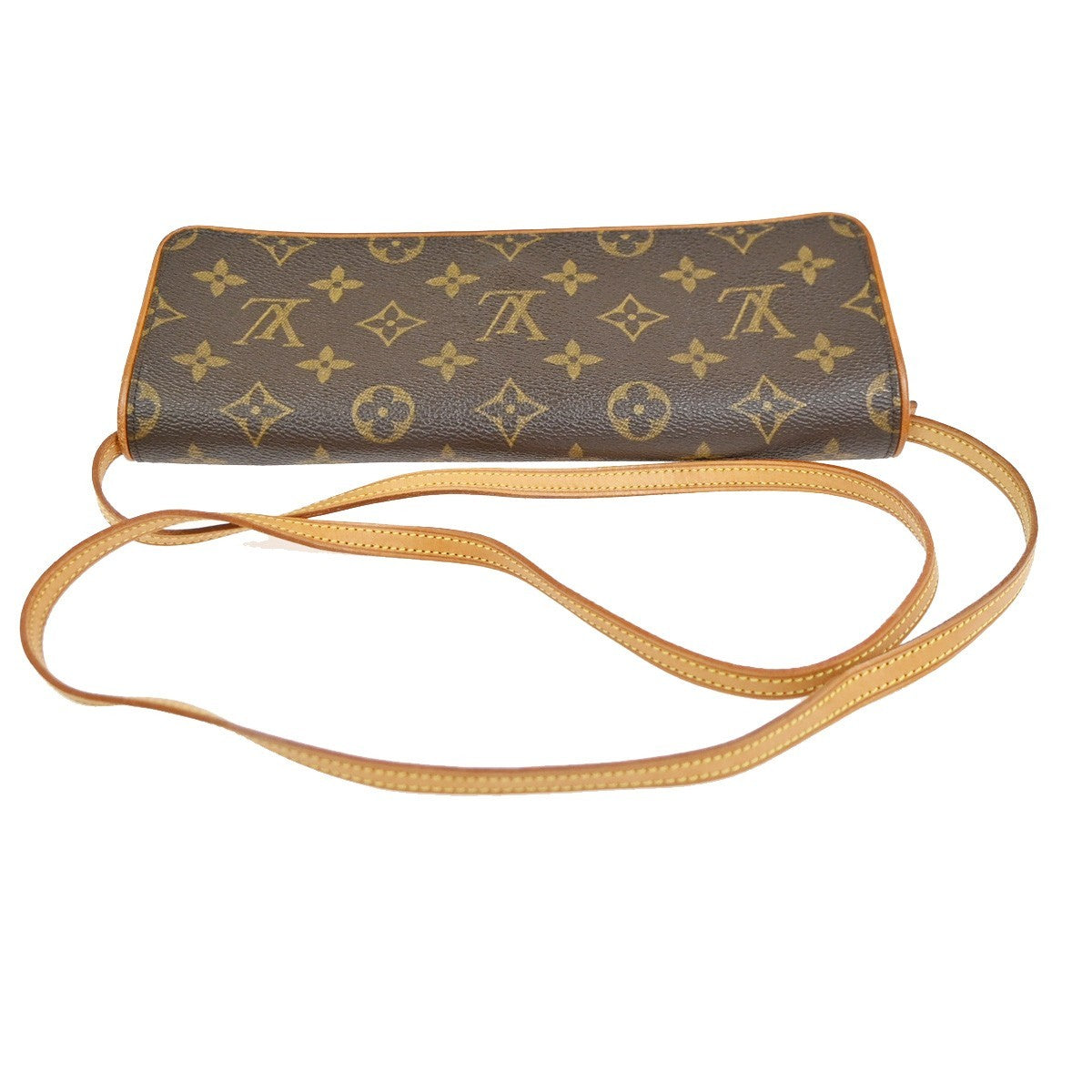 LOUIS VUITTON Pochette Twin GM 2Way Shoulder Bag Monogram Brown M51852 70CA948