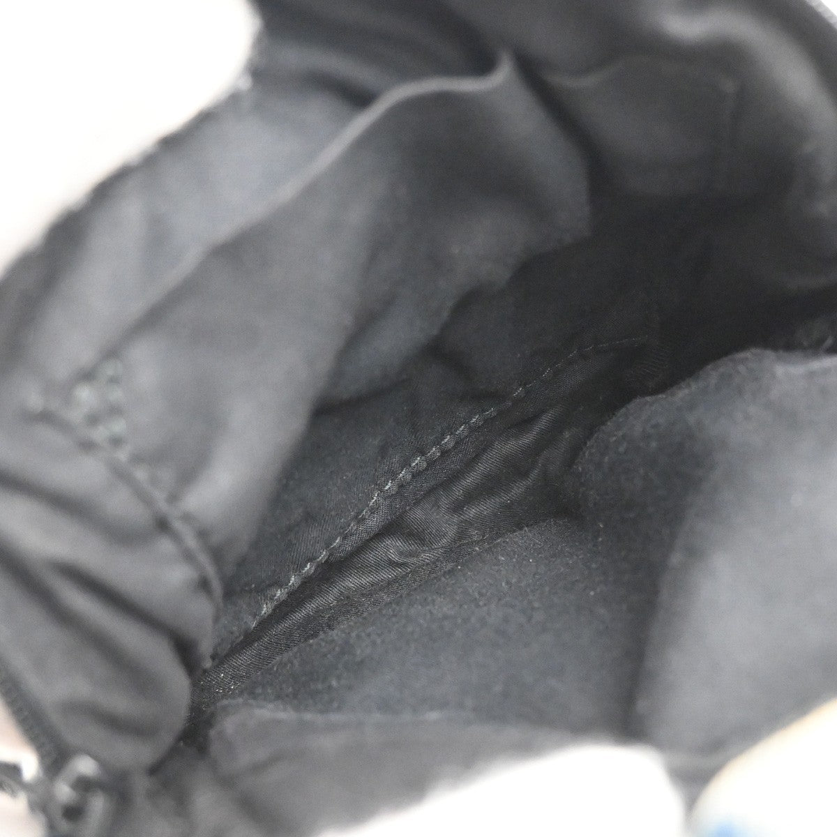 BALENCIAGA Logo Explorer 2Way Mini Shoulder Bag Canvas Denim Blue 38FC150