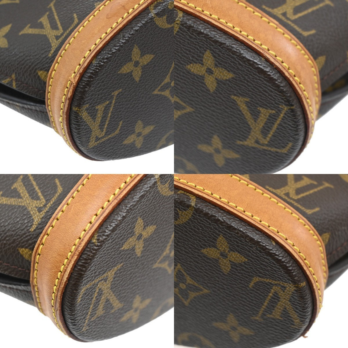 LOUIS VUITTON BABYLONE Shoulder Bag Monogram Leather Brown France M51102 98MA204