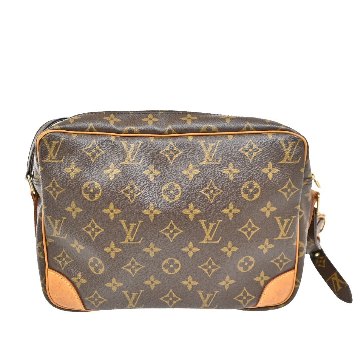 LOUIS VUITTON Nile Crossbody Shoulder Bag Monogram Leather Brown M45244 98KB813