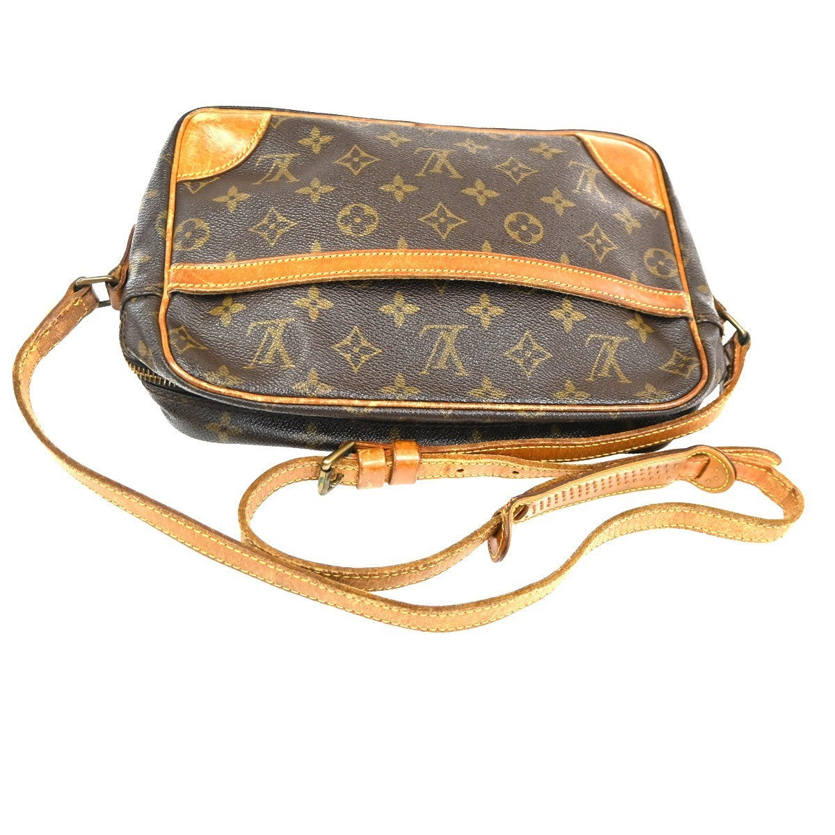 LOUIS VUITTON Trocadero 27 Shoulder Bag Monogram Leather Brown M51274 65TA533