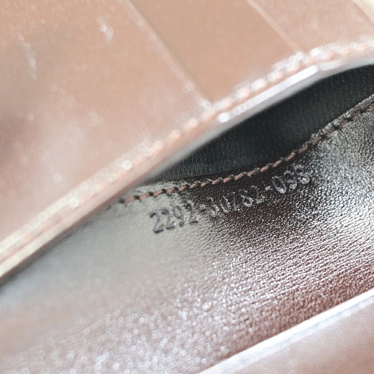 FENDI Logo Zucca Pattern Bifold Wallet Purse Canvas Leather Brown Italy 09HB977