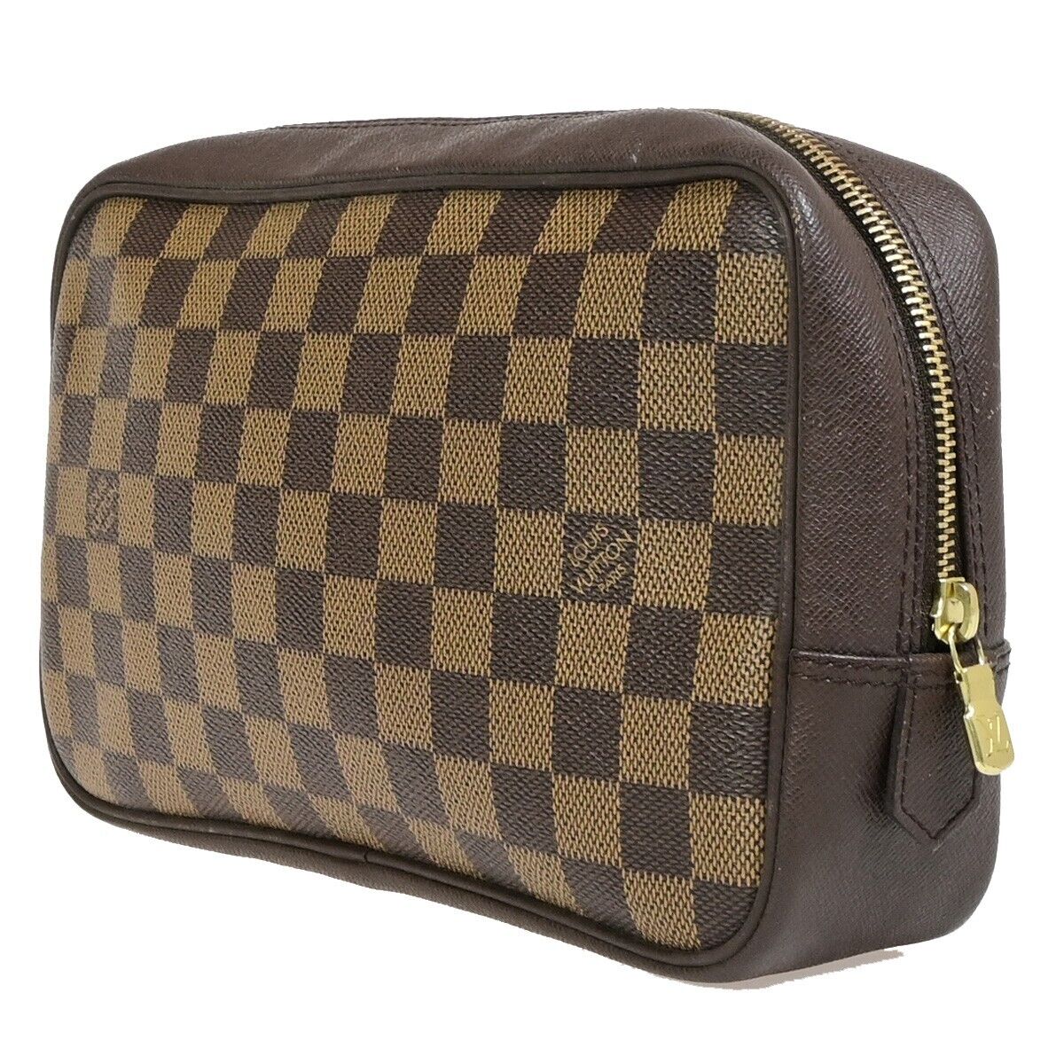 LOUIS VUITTON Trousse Toilette Pouch Clutch Bag Damier Leather BN N47623 85EC573
