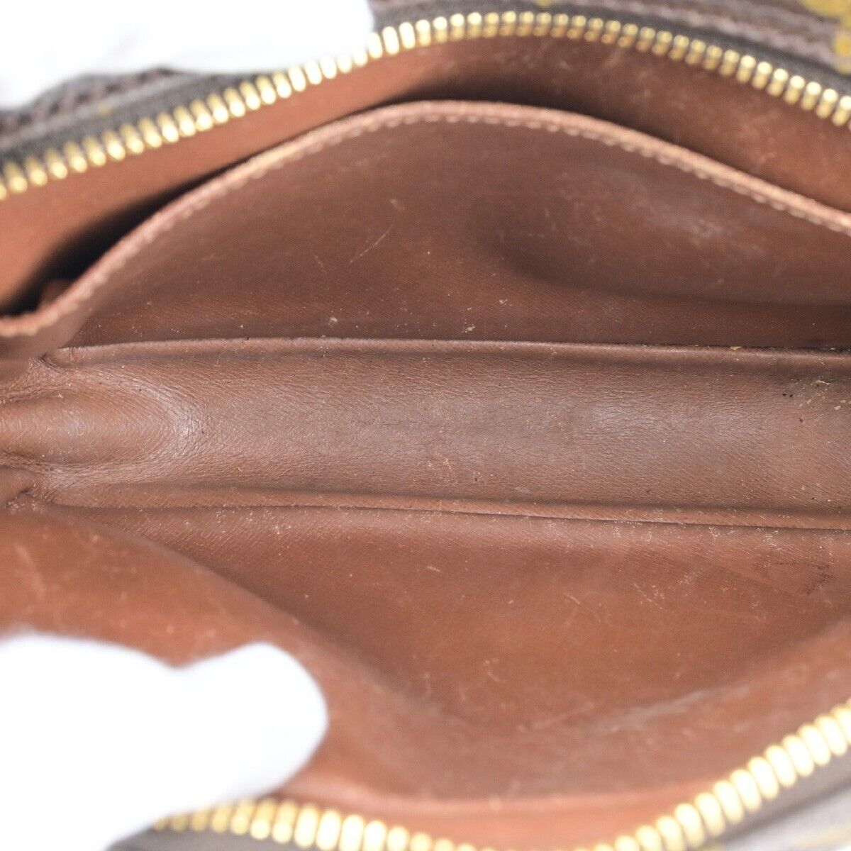 LOUIS VUITTON Compiegne 23 Clutch Hand Bag Monogram Leather Brown M51847 63FA723