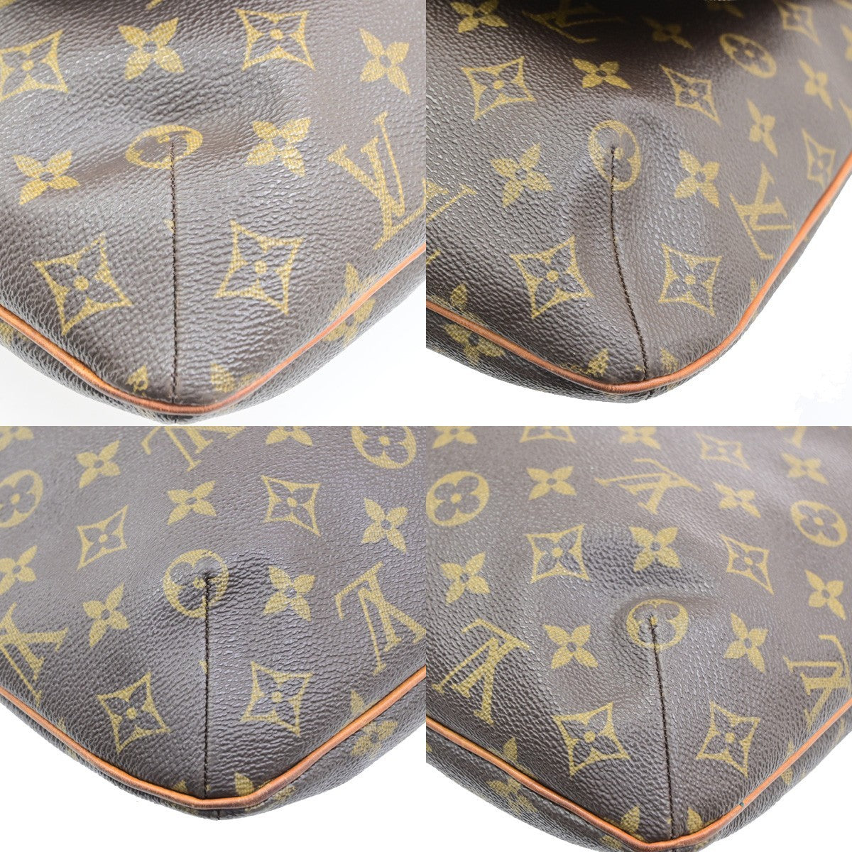 LOUIS VUITTON Musette Shoulder Bag Monogram Leather Brown France M51256 72YJ236