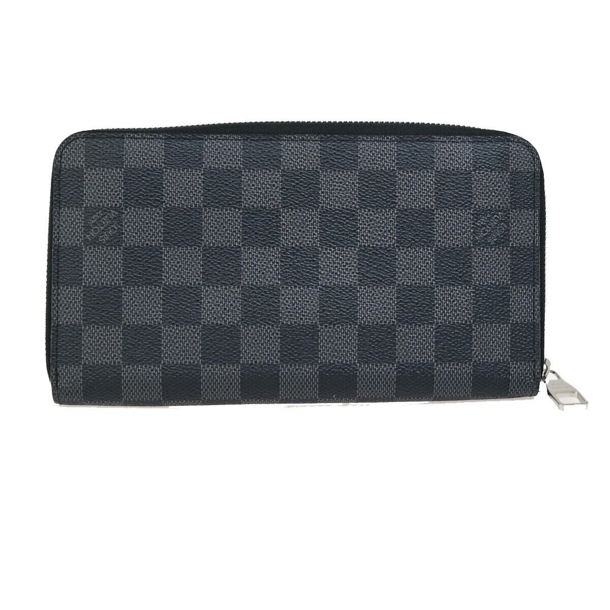 LOUIS VUITTON Zippy Organizer Long Bifold Wallet Damier Graphite N63077 14KA398