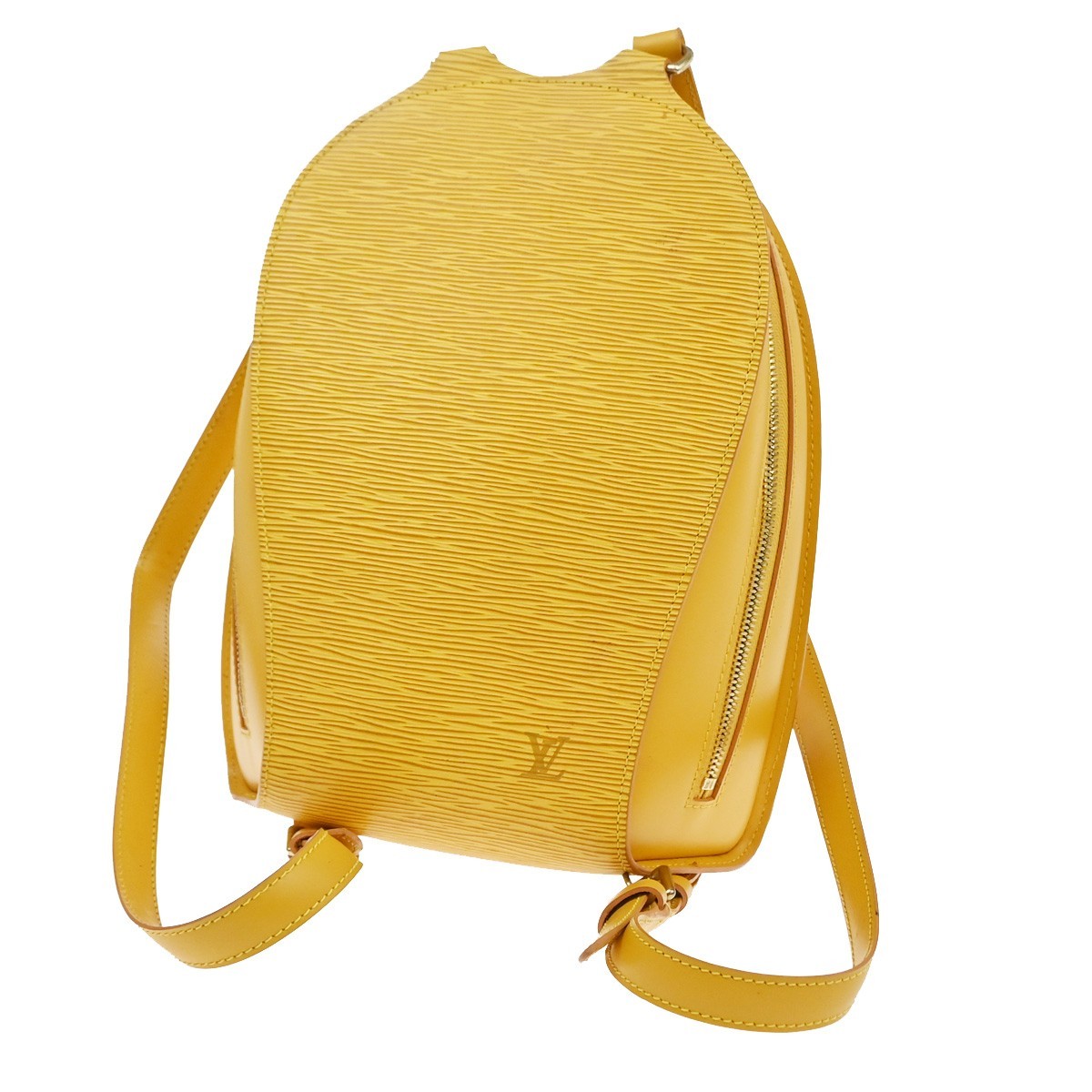 LOUIS VUITTON LV Mabillon Backpack Bag Epi Leather Yellow France M52232 34SA111