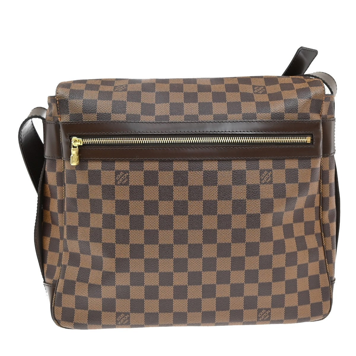 LOUIS VUITTON Bastille Shoulder Bag Damier Ebene Leather Brown N45258 25KB592