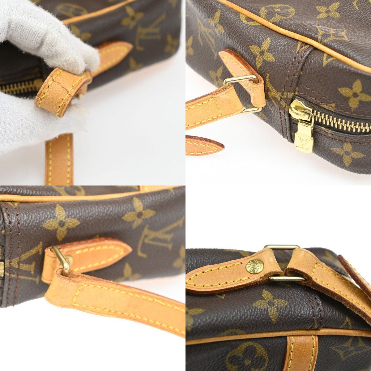 LOUIS VUITTON Trocadero 27 Shoulder Bag Monogram Leather Brown M51274 71CA731