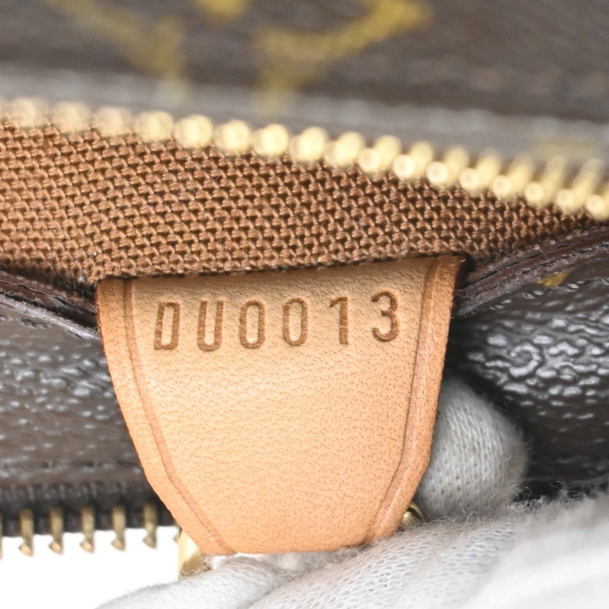 LOUIS VUITTON Cabas Piano Shoulder Bag Monogram Leather Brown M51148 16YJ022