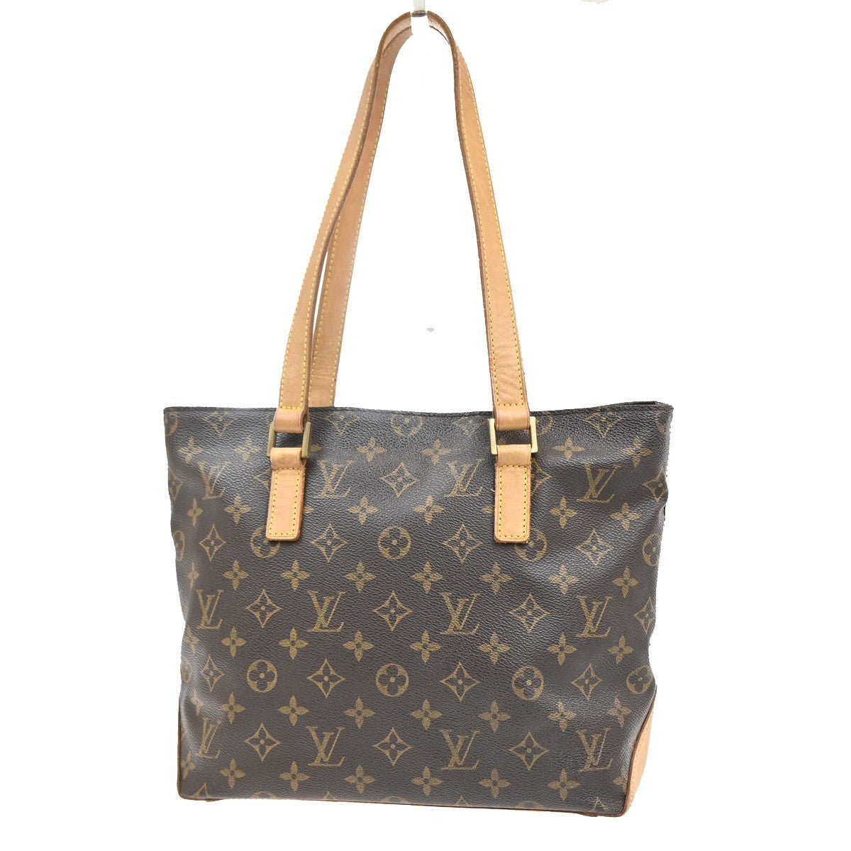 LOUIS VUITTON Cabas Piano Shoulder Bag Monogram Leather Brown M51148 78YJ151
