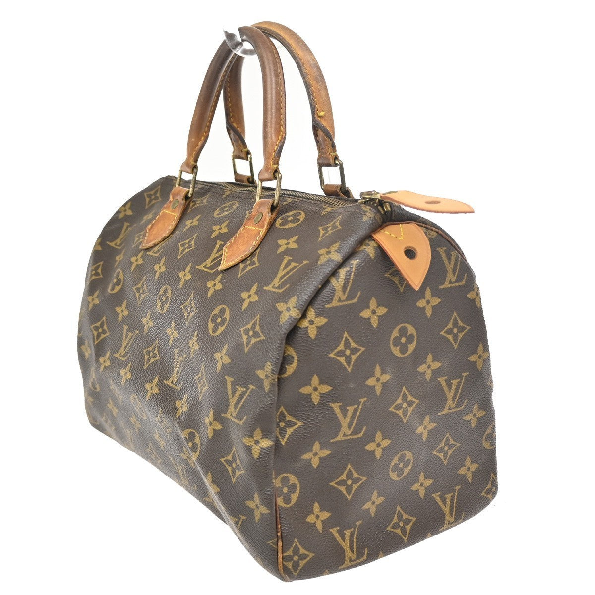 LOUIS VUITTON Speedy 30 Travel Hand Bag Monogram Leather Brown M41526 76CA659