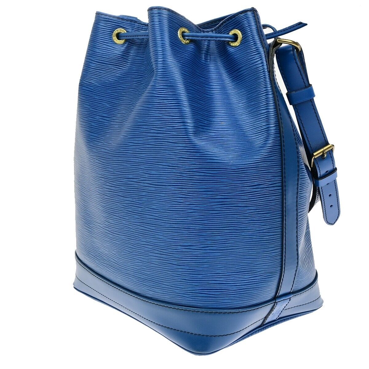 LOUIS VUITTON Noe GM Drawstring Shoulder Bag Epi Leather Blue M44005 65ED948