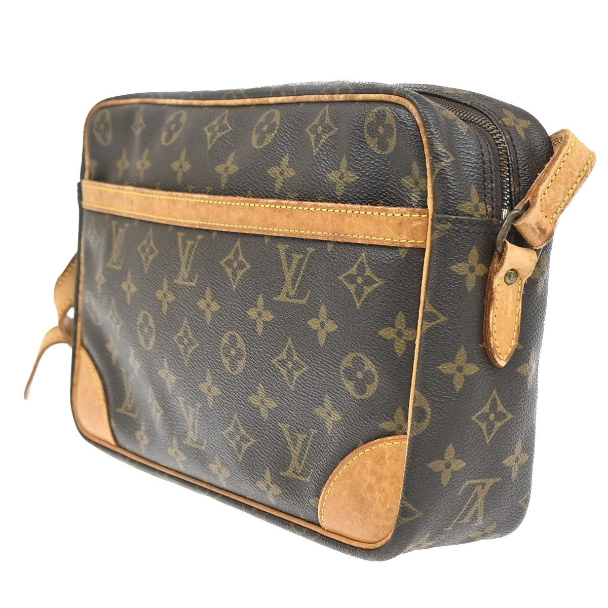 LOUIS VUITTON Trocadero 30 Shoulder Bag Monogram Leather Brown M51272 32YJ211