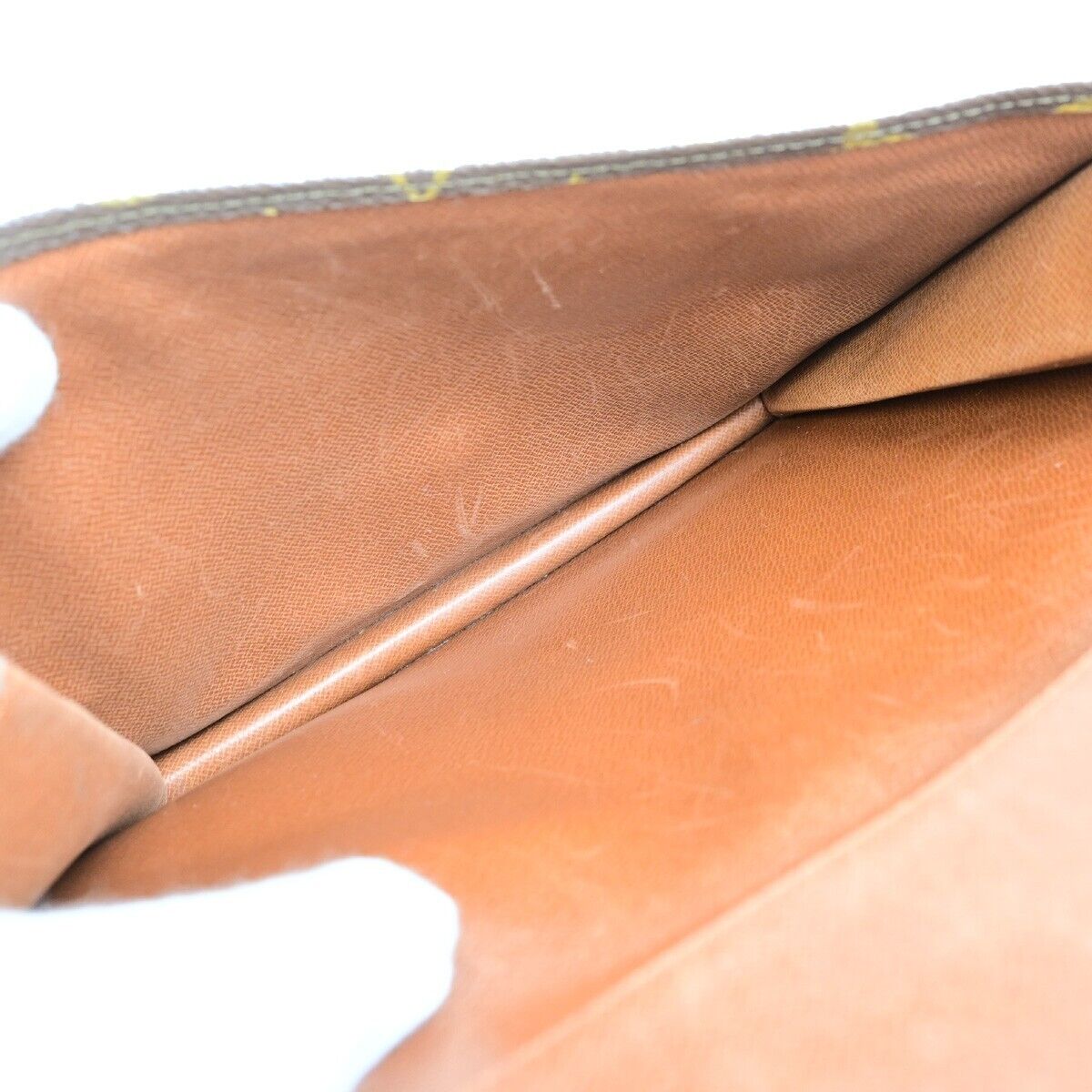LOUIS VUITTON Pochette Rabat 23 Clutch Hand Bag Monogram Leather M51931 69FB422