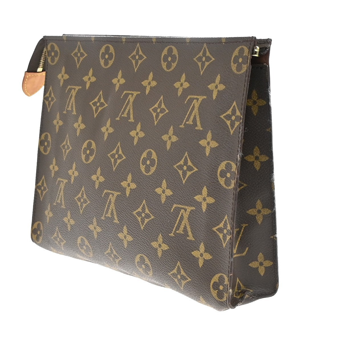 LOUIS VUITTON Poche Toilette 26 Clutch Hand Bag Monogram Leather M47542 67EG006