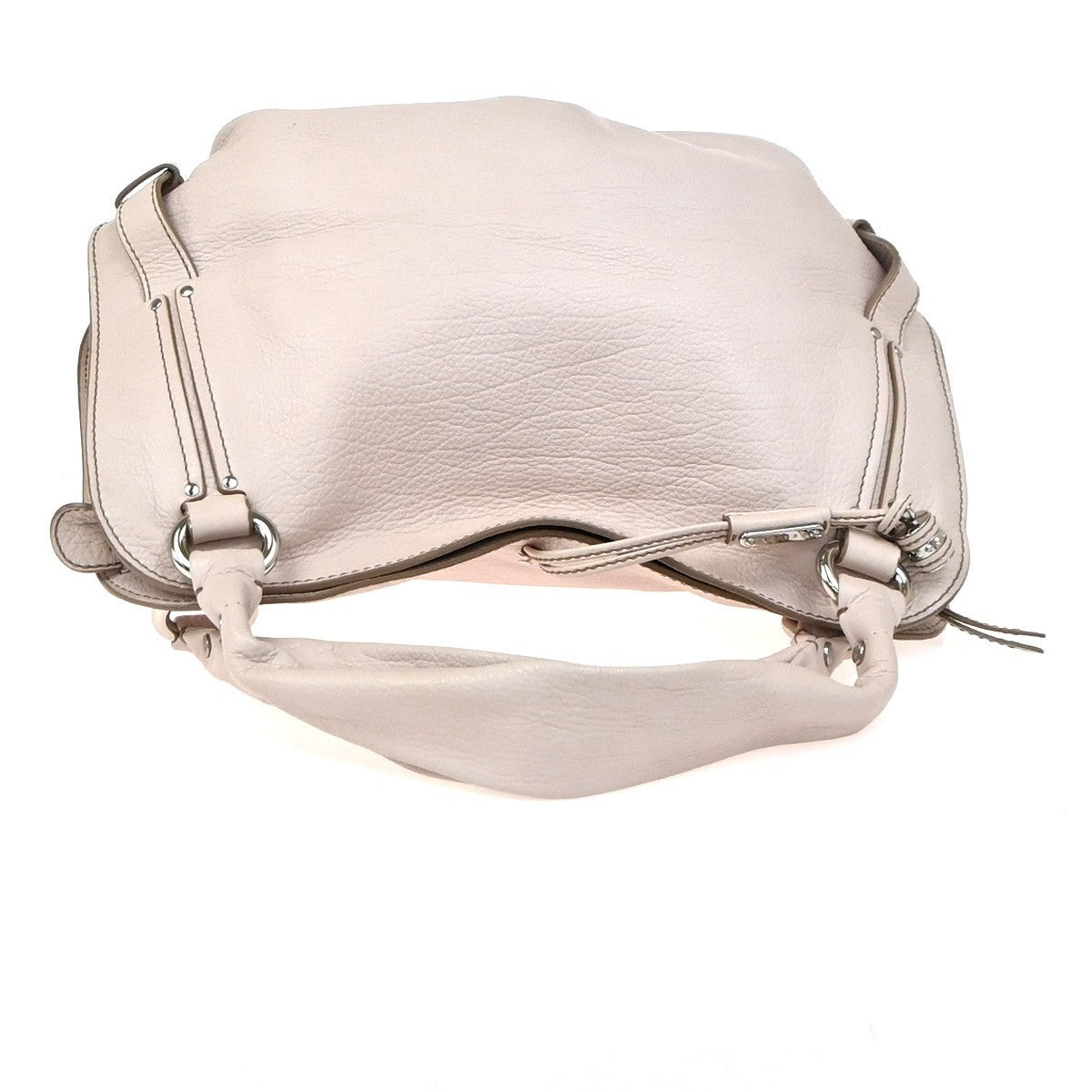 CELINE Logo Bittersweet Shoulder Hand Bag Leather Light Pink SHW 34YH958