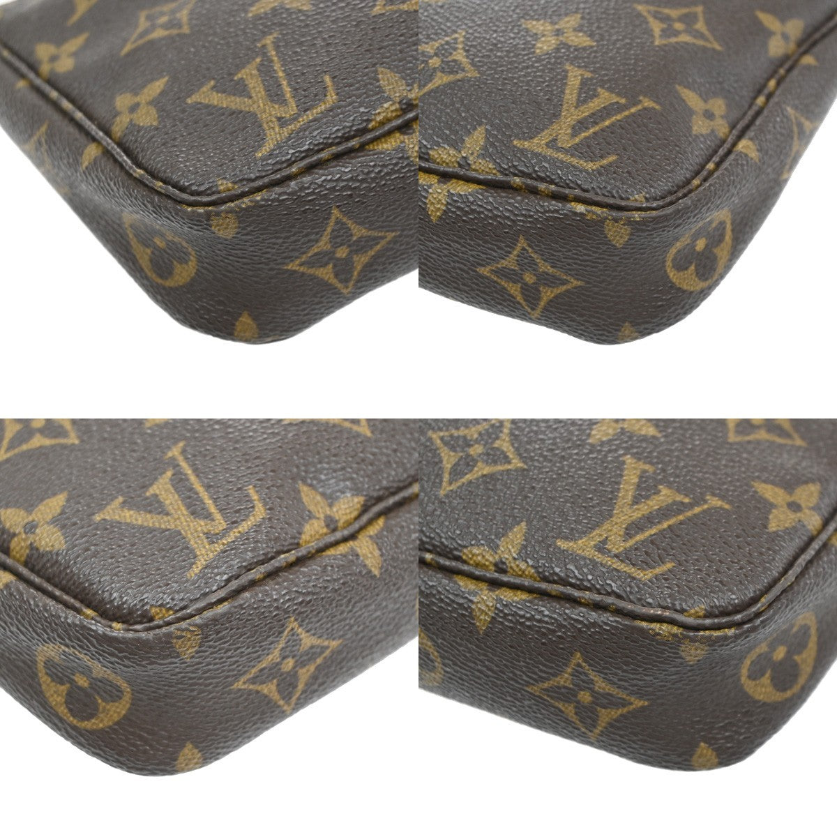 LOUIS VUITTON Pochette Accessoires Hand Bag Monogram Leather BN M51980 61SA069