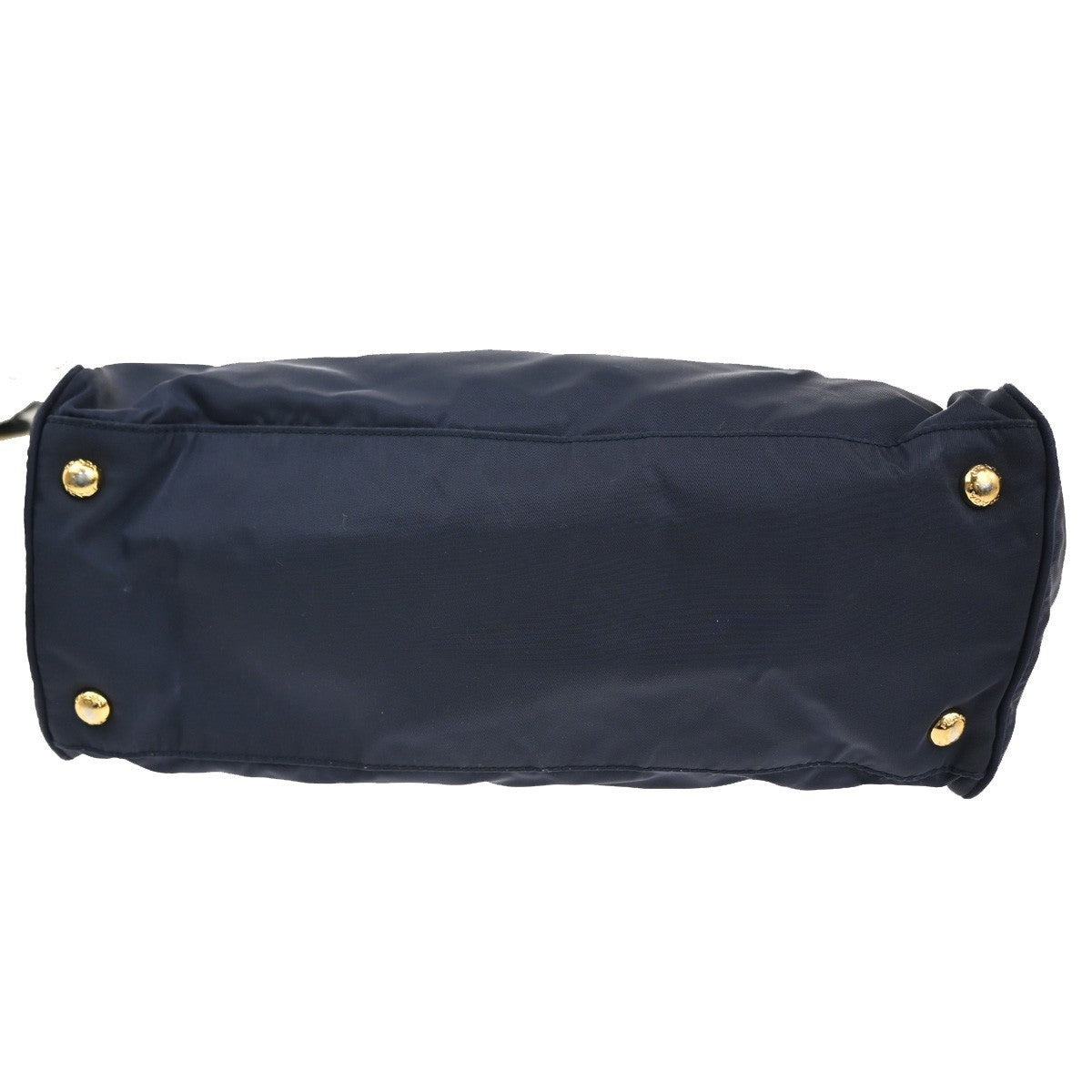 PRADA Logo Tessuto 2Way Shoulder Hand Bag Nylon Leather Navy Blue Italy 79KC009