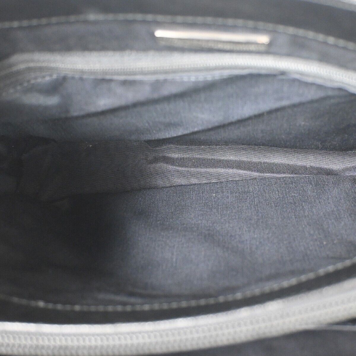 BURBERRY Logo Nova Check Hand Tote Bag Canvas Leather Beige Black Silver 69HB709