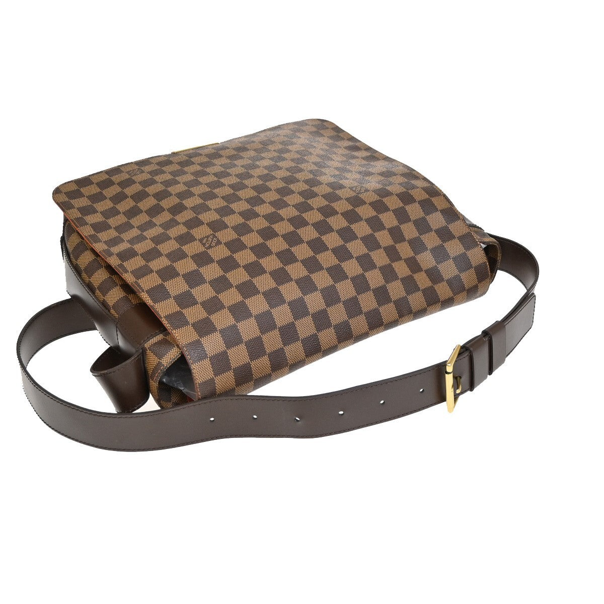 LOUIS VUITTON Bastille Shoulder Bag Damier Ebene Leather Brown N45258 20EE265
