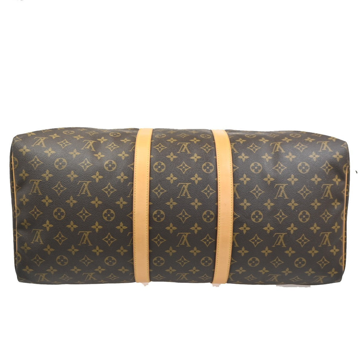 LOUIS VUITTON Keepall 55 Travel Hand Bag Monogram Leather Brown M41424 59PA048