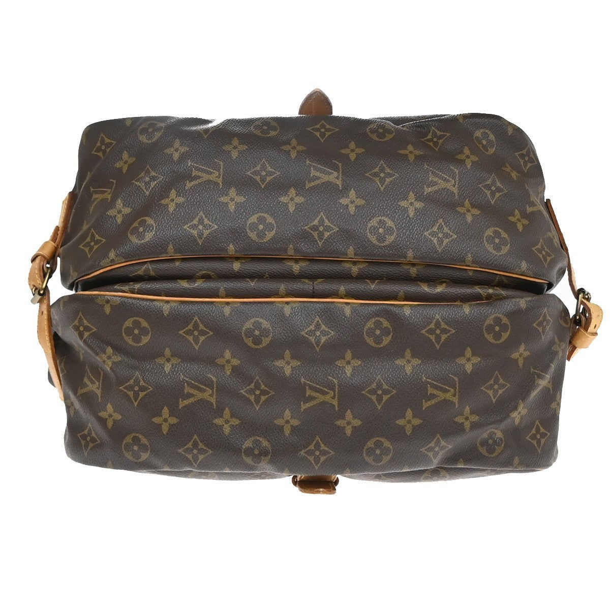 LOUIS VUITTON Saumur 35 Shoulder Bag Monogram Leather BN France M42254 64YJ101