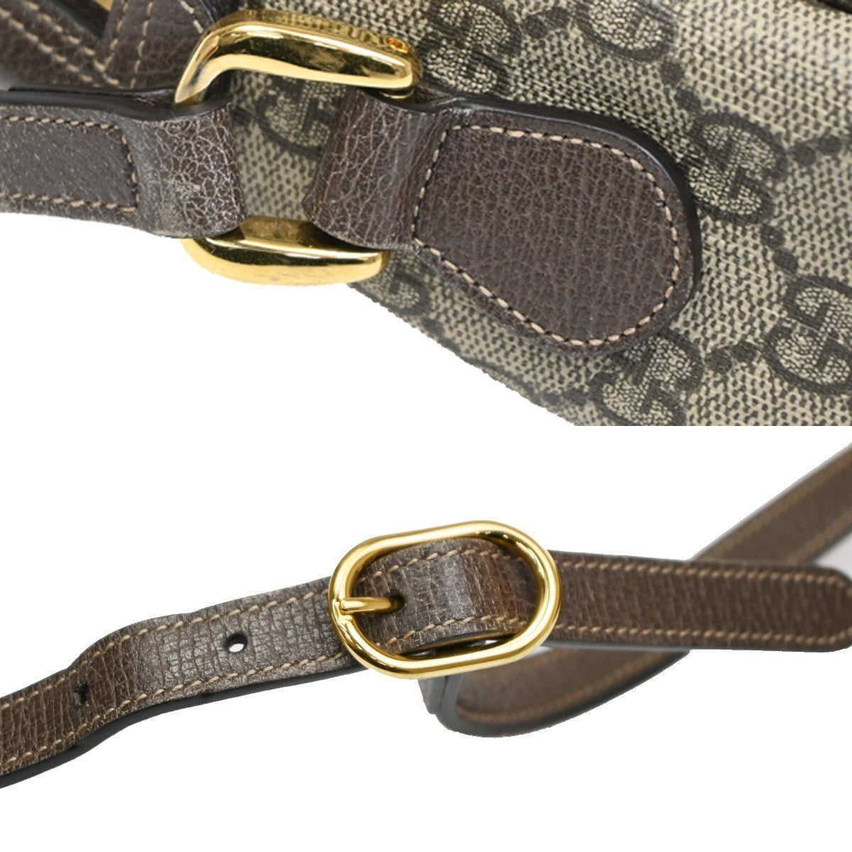 GUCCI Ophidia GG Pattern Crossbody Shoulder Bag Supreme Leather Brown 73KC244
