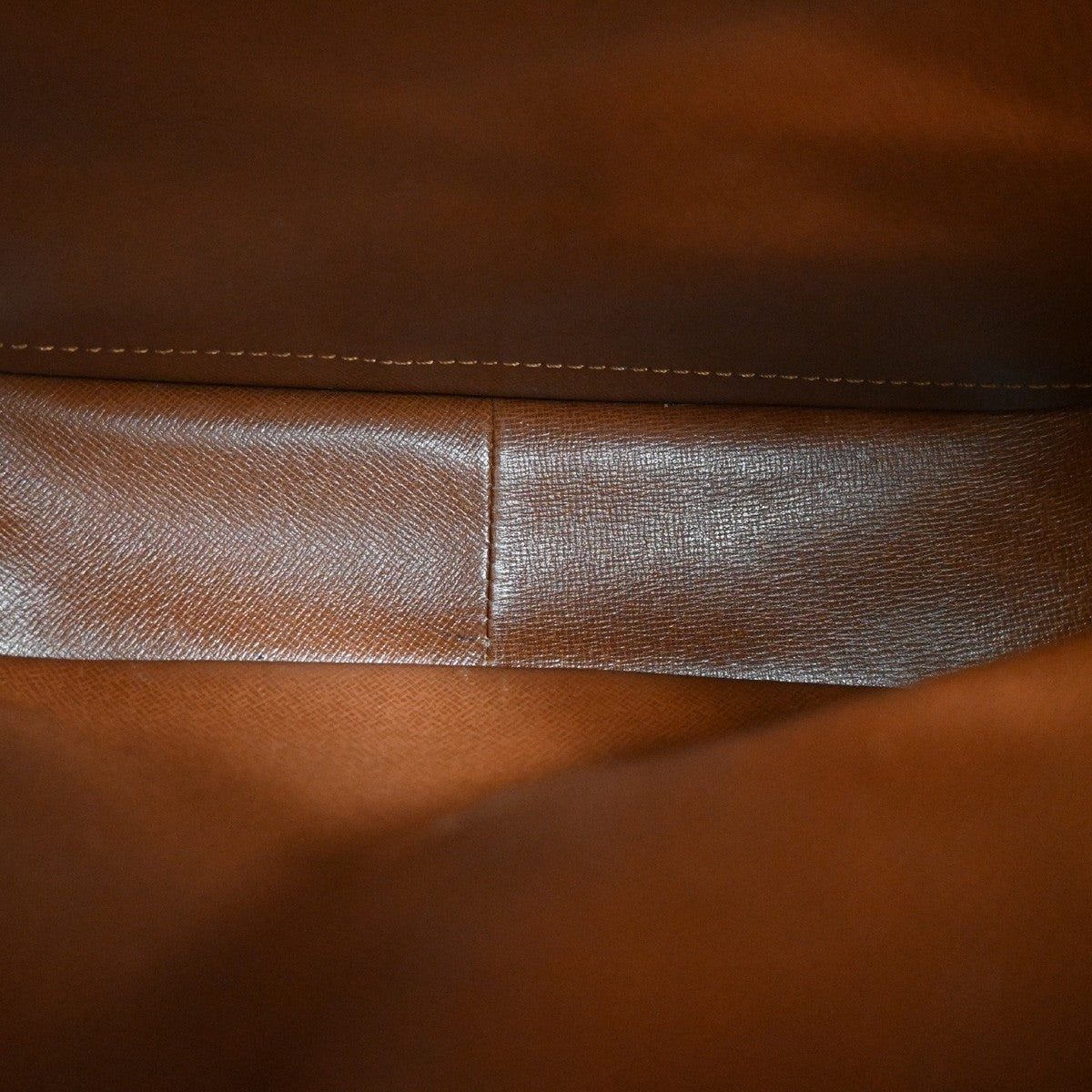 LOUIS VUITTON Saint Cloud GM Shoulder Bag Monogram Leather Brown M51242 32KB540