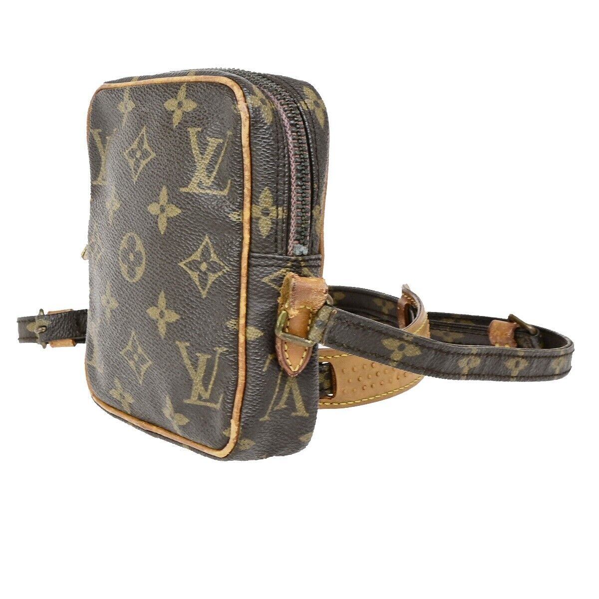 LOUIS VUITTON Mini Danube Shoulder Bag Monogram Leather BN France M45268 63FB171