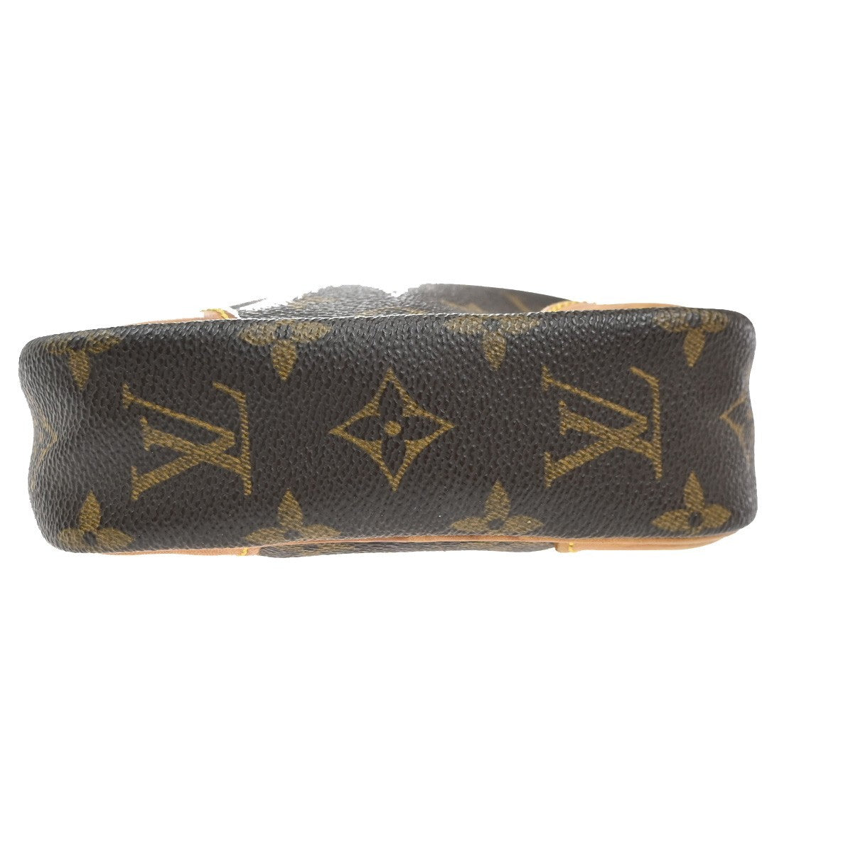 LOUIS VUITTON Danube Shoulder Bag Monogram Leather Brown France M45266 32MA300