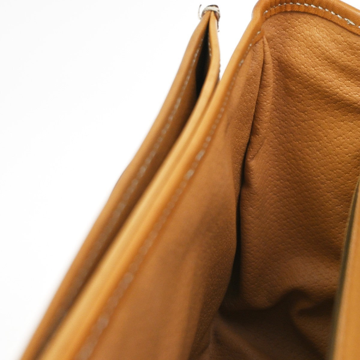 CELINE Logo Macadam Crossbody Shoulder Bag PVC Leather Brown Italy 35KC353