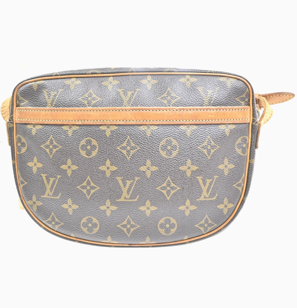 LOUIS VUITTON Jeune Fille MM Shoulder Bag Monogram Leather Brown M51226 37MA380