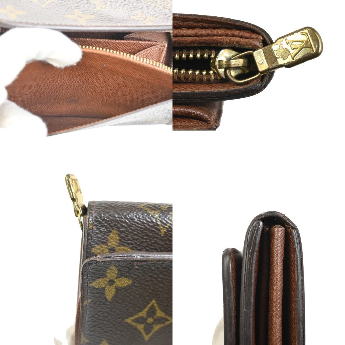 LOUIS VUITTON Portefeuille Tresor Bifold Wallet Monogram Brown M61736 05KC305