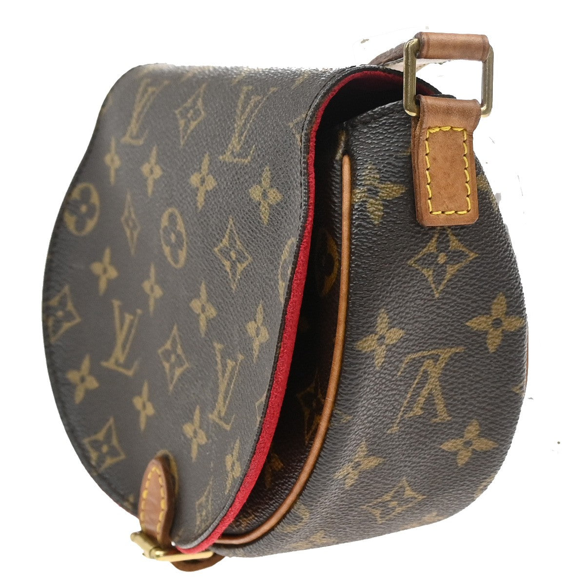 LOUIS VUITTON LV Tambourine Shoulder Bag Monogram Leather Brown M51179 29YH192