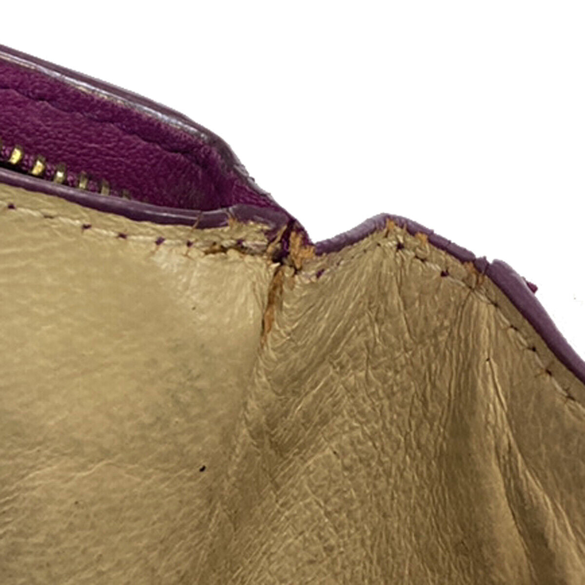 BOTTEGA VENETA Logo Intrecciato Bifold Long Wallet Leather Purple Italy 01EB557