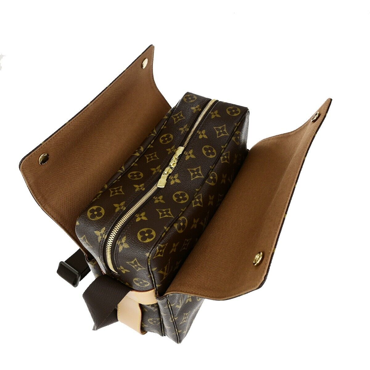 LOUIS VUITTON Naviglio Shoulder Bag Monogram Leather BN France M50205 683RK654