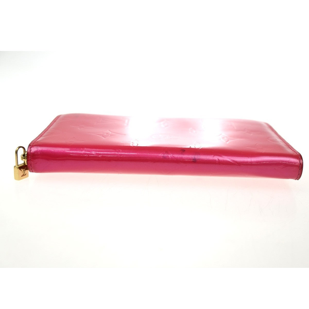 LOUIS VUITTON 2 Set Bifold Zipper Wallet Monogram Vernis Epi Pink White 60TA459