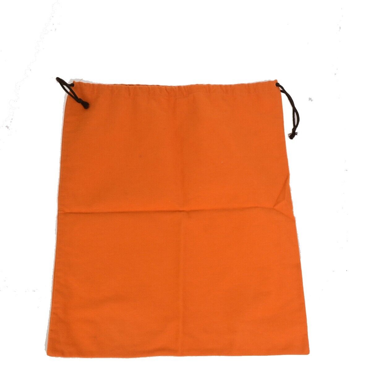 HERMES H Logo 5 Set Dust Bag Drawstring Canvas Cotton Orange Brown Beige 02KA445
