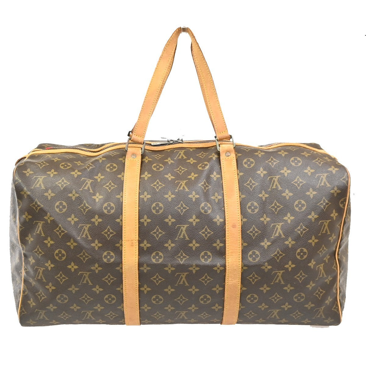LOUIS VUITTON Sac Souple 55 Hand Boston Bag Monogram Leather BN  M41622 64MA054