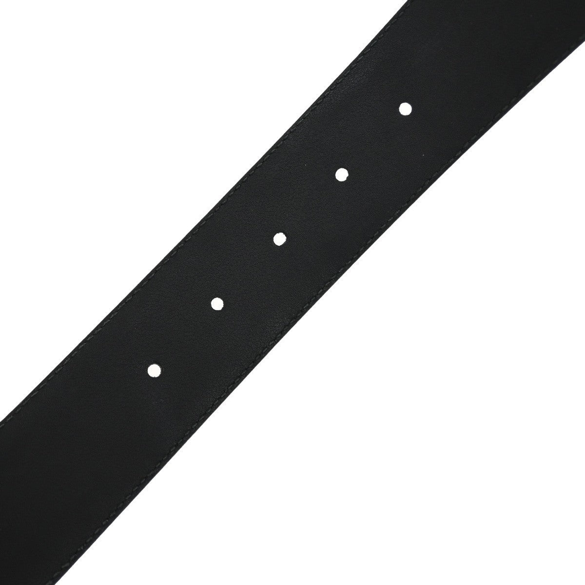 GUCCI Interlocking G Guccissima Signature Belt Size 80/32 Leather BK SHW 37KB644