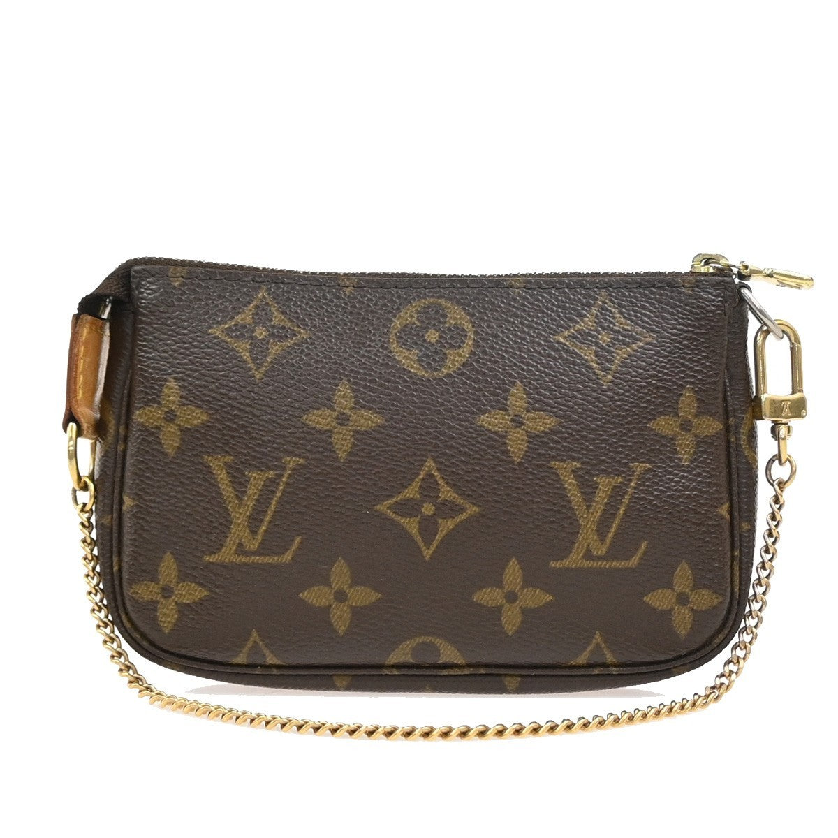 LOUIS VUITTON Mini Pochette Accessoires Hand Bag Monogram Leather M58009 77SA051