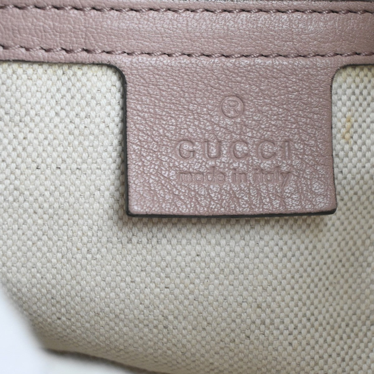 GUCCI Bamboo Handle 2way Shoulder Hand Bag Embossing Leather Pink GHW 16MA272